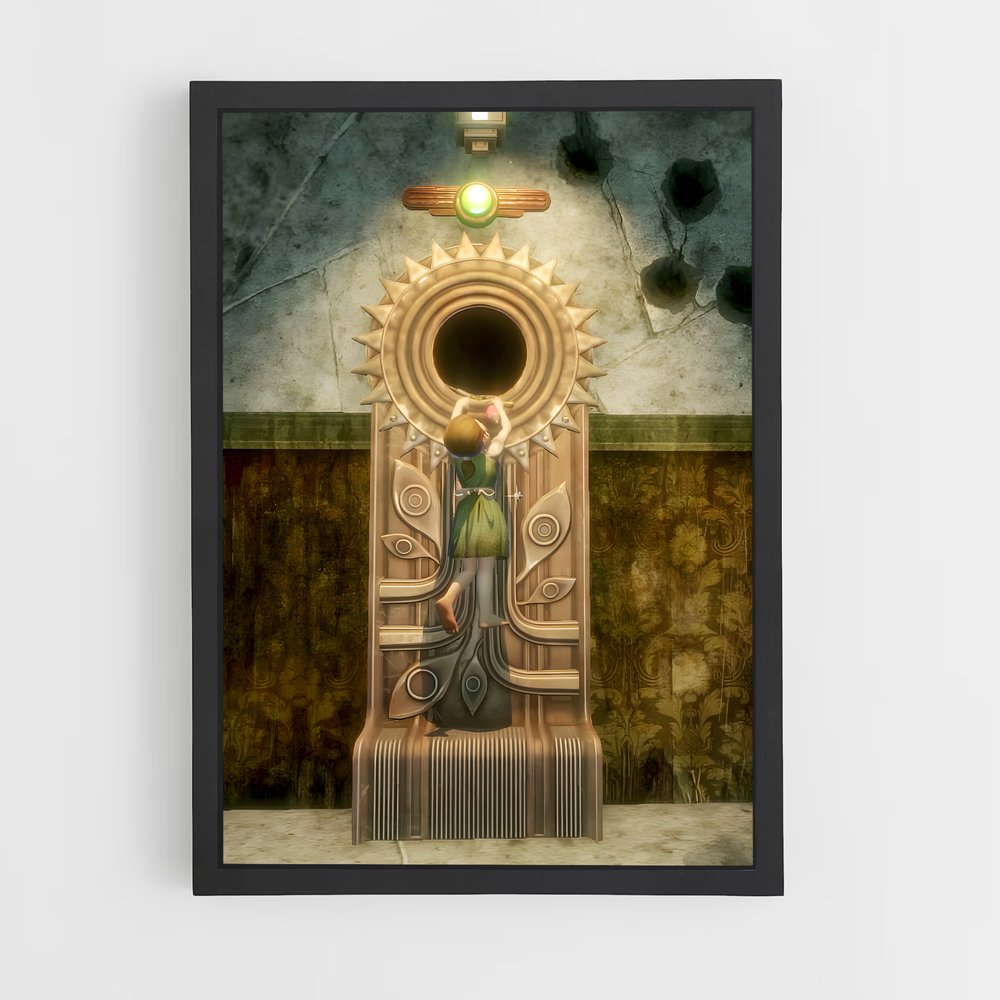 Poster Le Trône de la Petite Sœur – affiche Bioshock (vue 2)